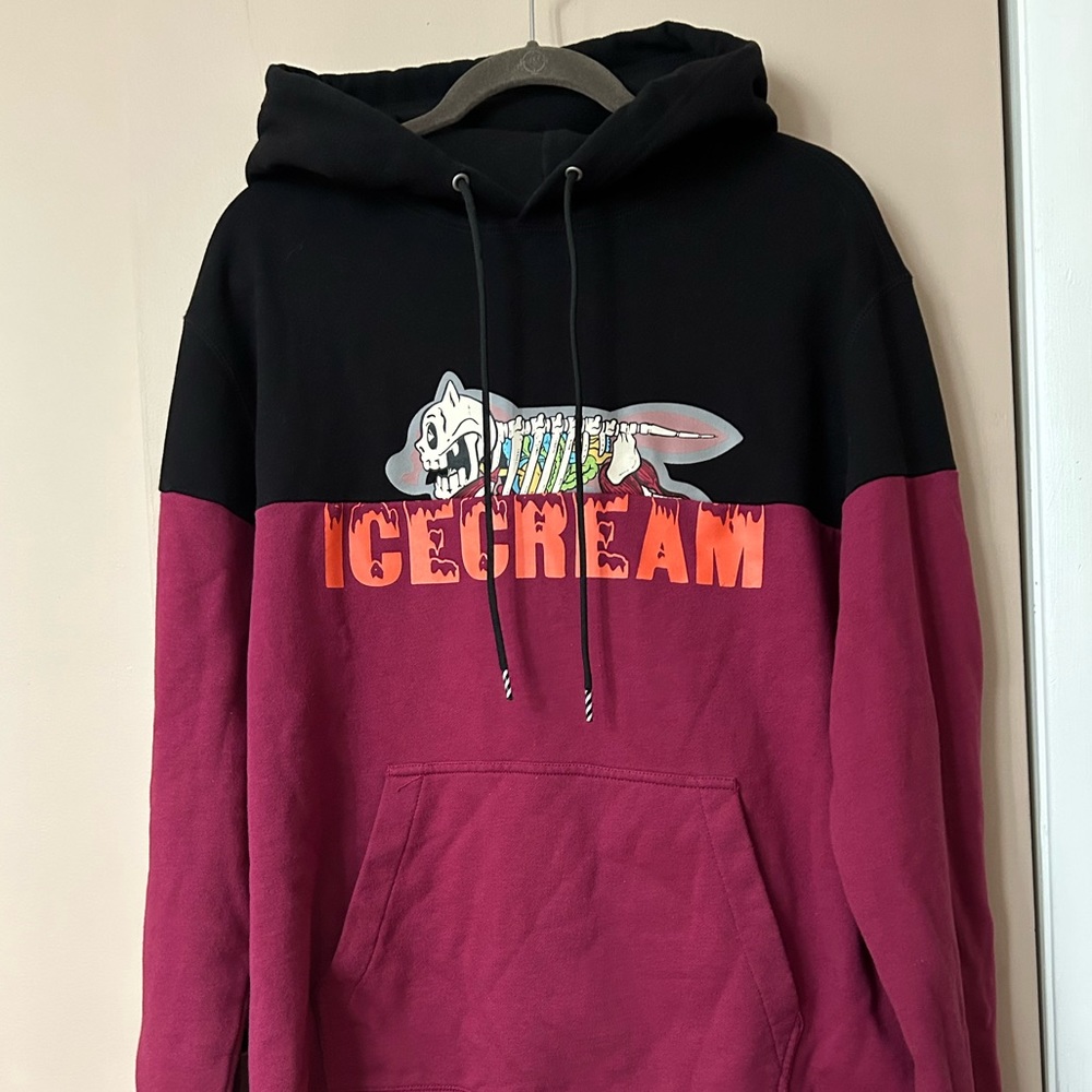 BBC Ice cream skeleton dog hoodie